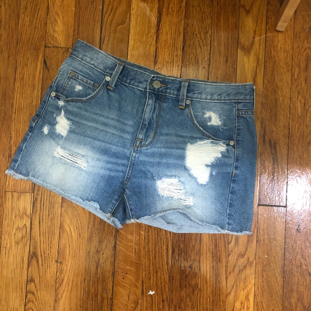 Denim shorts